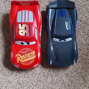 Large Disney Cars Lightning McQueen, Jackson Storm